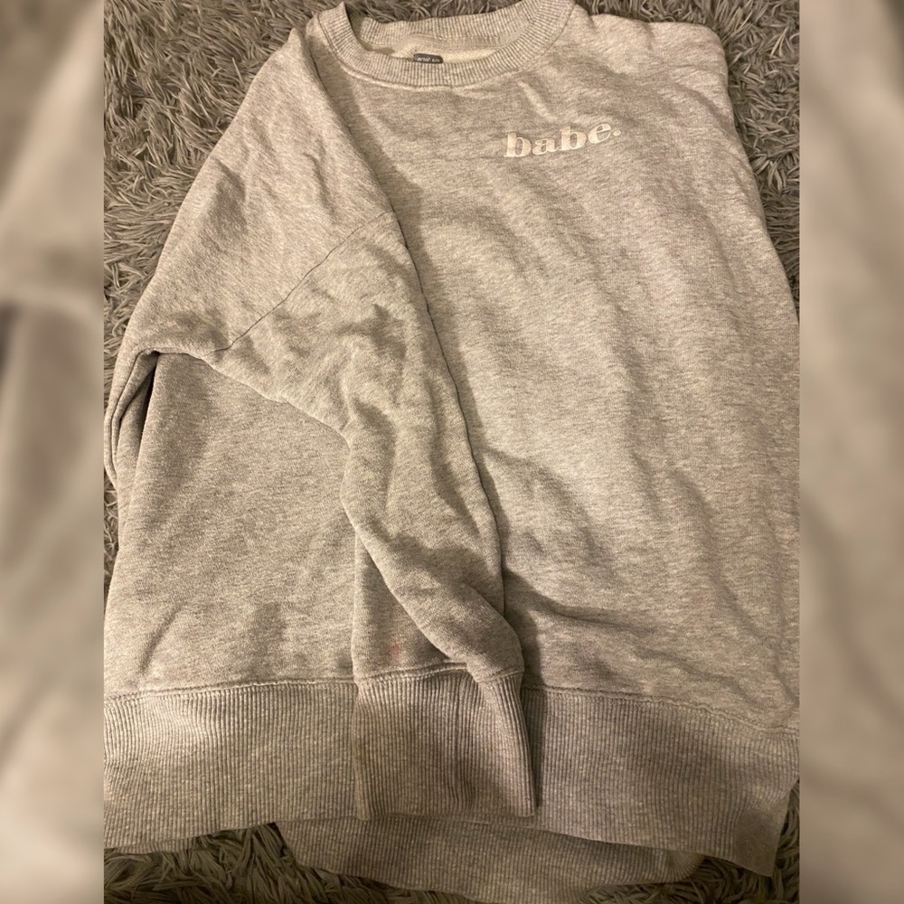 Grey aerie crewneck